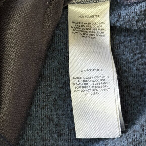 Sherpa Adventure Gear Women’s Rolpa Pullover Size M Maroon Blue Fleece Cowl - Picture 7 of 7